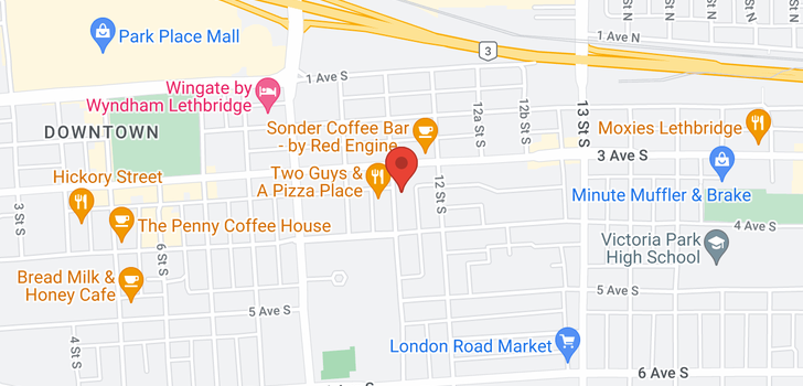 map of 8 315 11 Street S